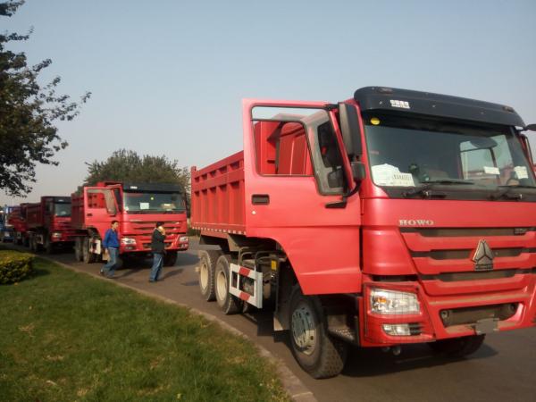 Sinotruk Howo Tipper Trucks 336hp 18M3 Mid Lifting 6×4 With 10 Wheels Lhd Euro2