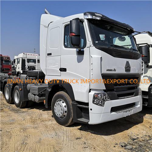 White Sinotruk A7 6×4 Prime Mover Truck Howo 6×4 Tractor Truck
