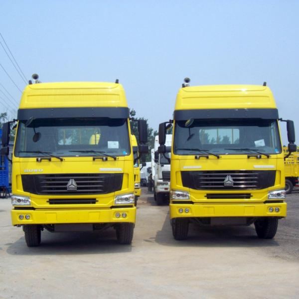 Yellow Color 6×4 10 Wheeler Cargo Truck Of Sinotruk Howo7 Model For 40-50T
