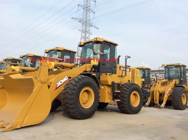 Yellow Color Compact Track Loader , Articulated Type Mini Wheel Loader