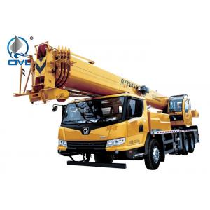 25 Ton Truck Crane Mobile Crane Truck Mounted Crane 3 Axes Truck Chassis Straight Arm Crane / Knuckle Arm Crane