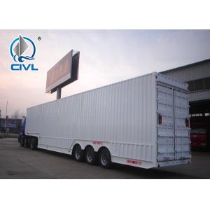 3 axleLorry Semi Trailer Trucks 28T van cargo truck semi trailer