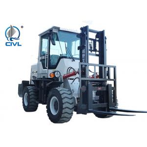 3 Ton Off Road Internal Combustion Forklift / Field Forklifts Rugged Mountain Road Railway Construction Forklift