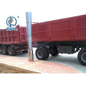 40 Feet 3 Axles 2 Leg Light Self – Weight Cargo Trailer Semi Truck Used In Logistic Industry
