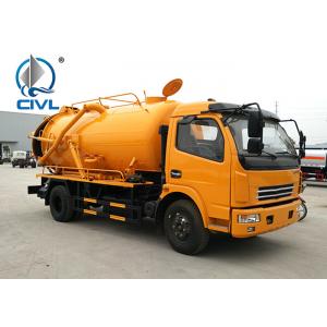4X2 10cbm Sewage Suction Truck Tank Volume 10m3 / 10000L 160hp Euro 2 Standard