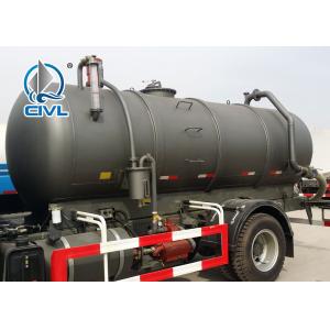 6 Cubic Meters Diesel Sewage Suction Truck with 5m Suction Depth 290HP