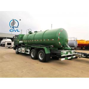 6×4 Sinotruk Howo 16CBM Sewer Suction Sludge Transporter Sewage Suction Truck