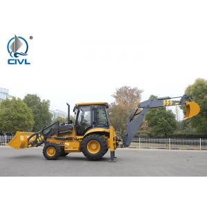 82kw Backhoe Loader With Loader And Excavator H-Type Outriggers