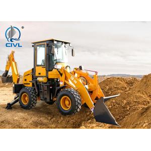 Agricultural Front Digging And Rear Shovel Excavator Loader 58kw 10-20 Backhoe Loader
