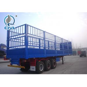 CIVL New 3 Axles High Column Frame Cargo Semi Trailers For Poultry Transportation