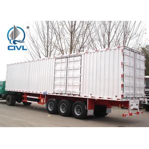 Classical CIVL 3 Axles High Coloumn Cargo Semi Trailer Trucks Option Demission