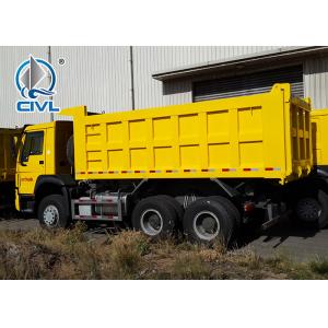 Green 6 x 4 Styre Heavy Duty Dump Truck Muck For Dumping Muck In City