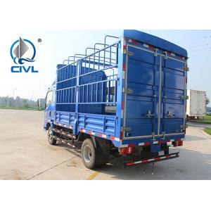 HOWO Light Duty Commercial Trucks Mini Stake Cargo Truck Blue minivan truck