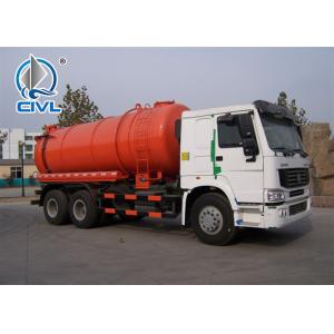 LHD / RHD 6×4 10 Wheels Vacuum Truck / 20 CBM Sewage Pumping Trucks HOWO 336hp Engine Sewage Suction Truck