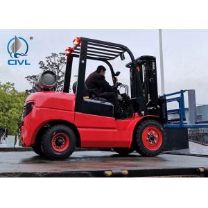Lpg Forklift With Side Shift Can Go Inside Container 3/3.5 Tons Forklifts Fuel Gas Engine Color Option