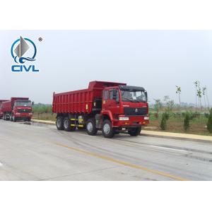 Manual Heavy Duty Dump Truck for Unloading EURO III Emission Standard 60T 8×4 Tipper Truck