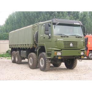 Military 8 x 8 290 / 371 / 336 /420hp Heavy Cargo Trucks With EURO III Emission Standard for heavy commercial vehicles