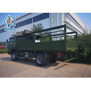 NewSinotruk Cargo Truck Engine 290hp 4×2 Hw76 Cabin Green Color 102km/H Speed Diesel Type