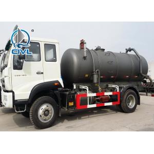 Sinotruck SWZ 4×2 226HP 14000 Liters Sewage Suction Truck / Vacuum Tanker