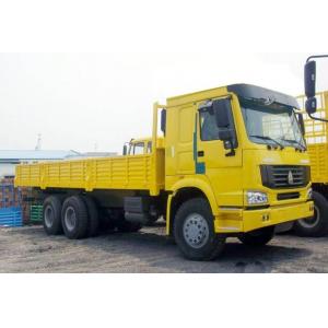 SINOTRUK Cargo Truck 6 X 4 371 hp 40T EUROII/III LHD OR RHD with one bed in cabin and Air condition