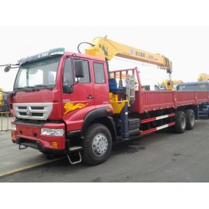 Sinotruk Howo Xcmg 12 Tons Lorry Mounted Crane 6×4 Straight Arm 17m With Warranty
