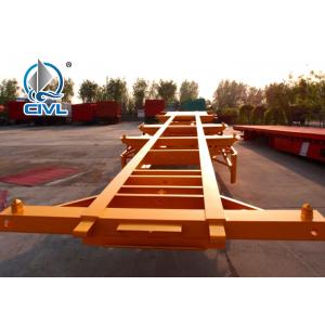 Skeleton Semi Trailer Container trailer With 2 Axle / 4 Axle For Vietnam