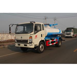 Vacuum Dirt Sewage Suction Truck Cleaning Vehicle Garbage Truck 6M3 sinotruck howo red or yellow