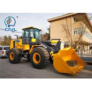 ZL50GN Grasping Grass Heavy Construction Machinery , 4500kg Xcmg Wheel Loader With 3m3 Bucket