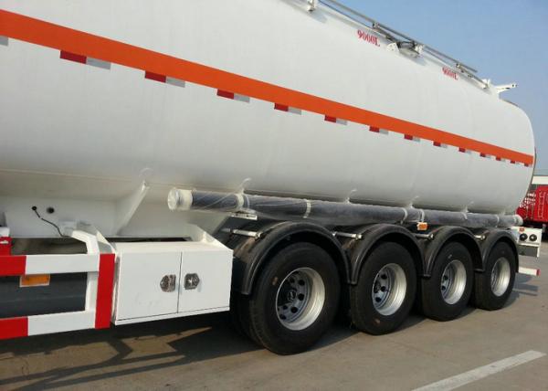 Carbon Steel Diesel Fuel Transfer Semi Trailer With 2 Axle 3 Axle 4 Axle Available