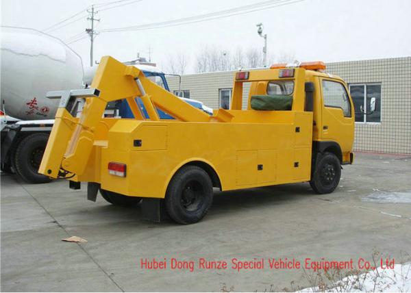 DFAC 6 Ton Light Duty Integrated Wrecker Tow Truck Recovery Vehicle With 6 Wheels