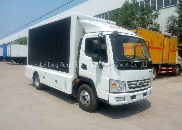 Outdoor Advertising LED Billboard Truck P10 LED TV Screen Vehicle With Stage