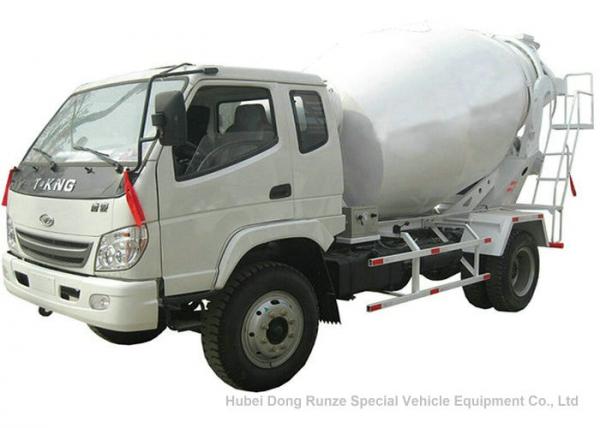 T. King Chassis Concrete Mixer Truck 2 CBM , Ready Mix Cement Trucks
