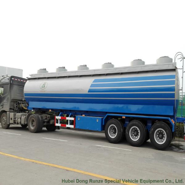 Tri axles 50000 liters 7 – 8 compartments palm oil tank trailer, crude oil tank trailer 50KL – 55K Liter
