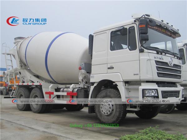 10 Wheels 6×4 10cbm SHACMAN Concrete Mixer Truck