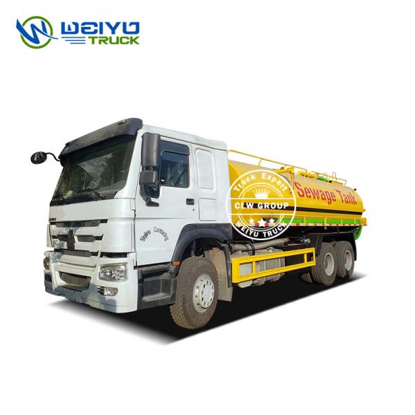 18 ton HOWO vacuum suction truck fecal waste water from debris sites transportation truck