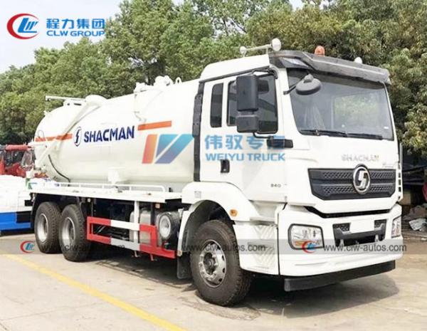 6×4 10 Wheels Shackman Vacuum Sewage Suction Truck