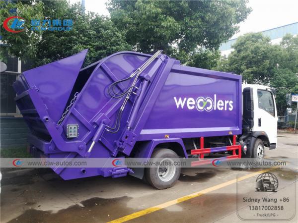 Sinotruk Howo 4×2 10cbm Compactor Garbage Truck For Trash Collection