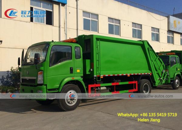 Sinotruk Howo 4×2 140hp Waste Refuse Compactor Truck