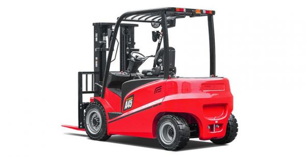 1.0 – 3.5 Ton Four Wheel Battery Electric Forklift Fast Charged Zero Emission Low Noise