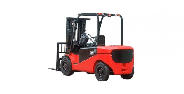 J Series Four Wheel Port Forklifts , Battery Operated Forklift 4.0 – 5.0 Ton No Corrosion