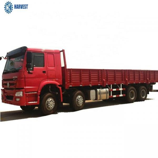 8600x2300x600mm Sinotruk Howo 8×4 Diesel 371hp Side Wall Heavy Duty Cargo Truck