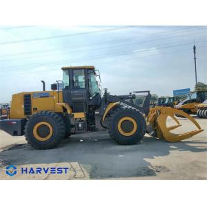 XCMG 6 Ton Wheel Loader LW600KN With Grapple For Round Logs In Ghana, Gabon