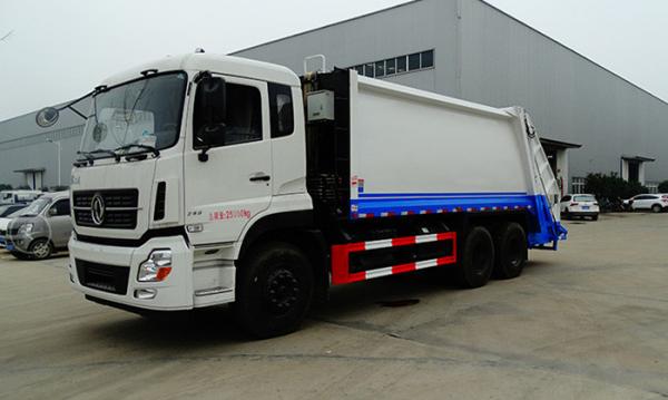 Rear Load Garbage Compactor Truck Dongfeng Right Hand 6×4 18cbm