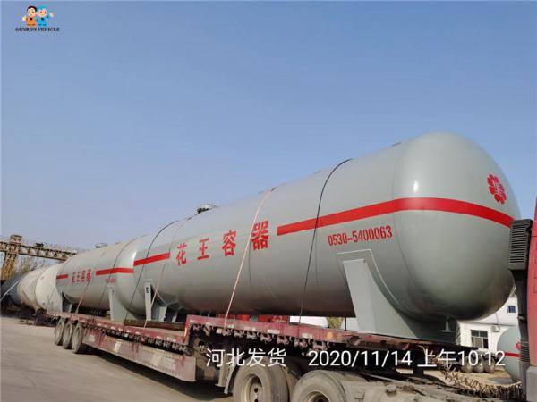 40cbm 20T LPG / Fuel Storage Tanker Carbon Steel Q345R