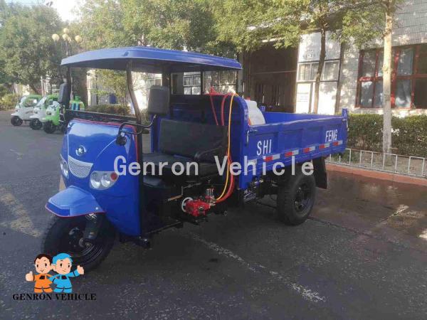 Diesel Engine 3 Wheels Genorn Motorized Cargo Tricycle