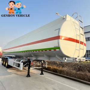 Genron 45000L 3 Axles 3 Silos Fuel Tanker Semi Trailer Tanker Truck