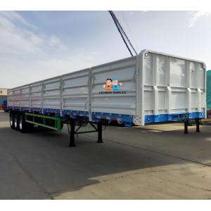Side Wall Semi Trailer With Interior Door For Transporting Grain