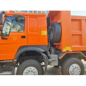400HP Orange HOWO Tipper Truck RHD 6×4 10 Wheels High Horsepower