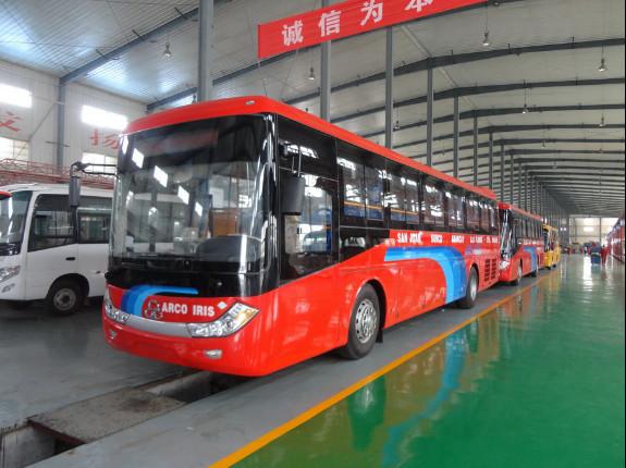 50-60 Seats Public Transportation Bus , City Service Bus With Pull – Push Windows