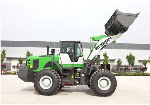 5 Tons Hydraulic System Compact Wheel Loader With Energy Saving Engine